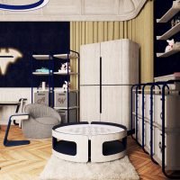 Wayne Round Wardrobe - Image 5