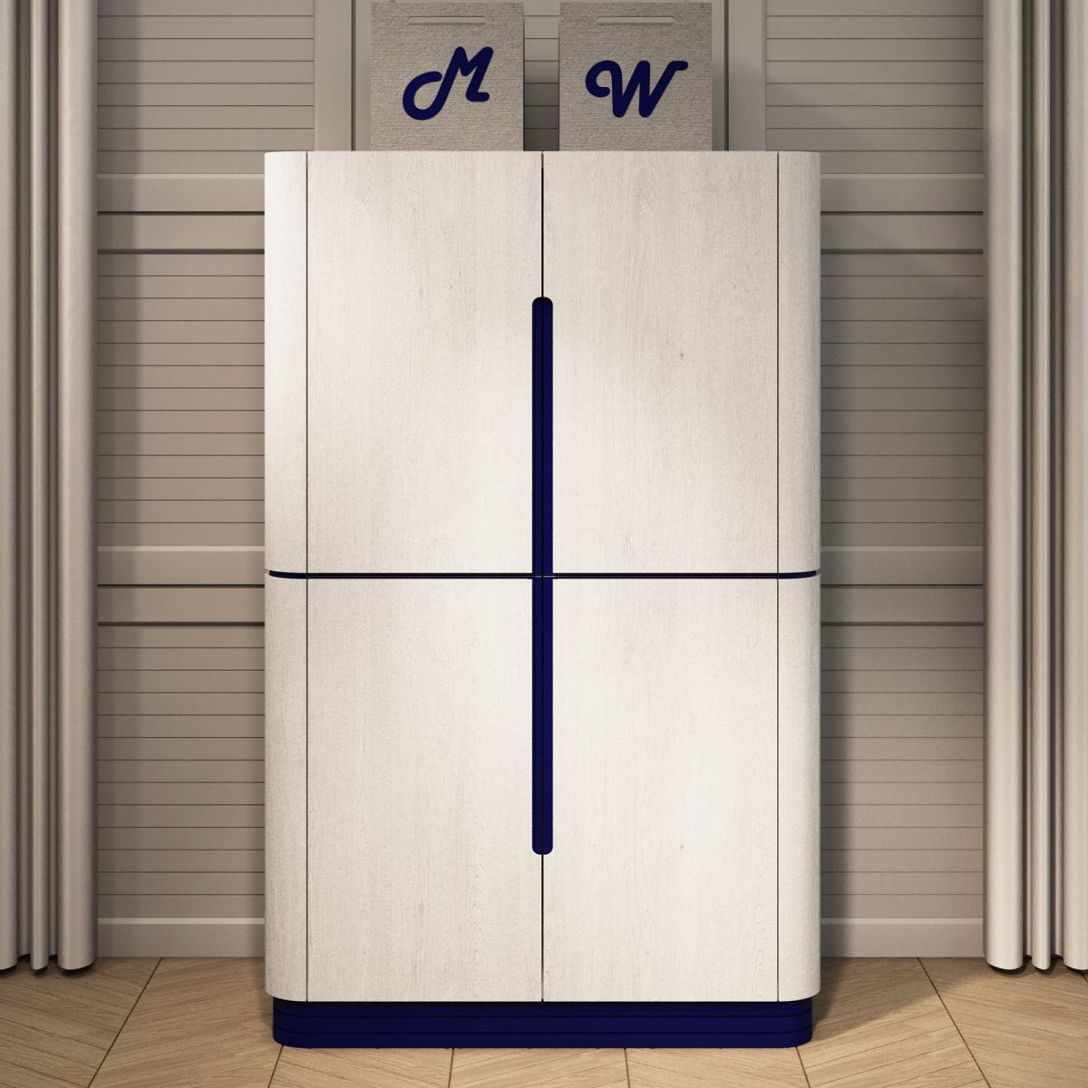 Wayne Round Wardrobe - Image 2