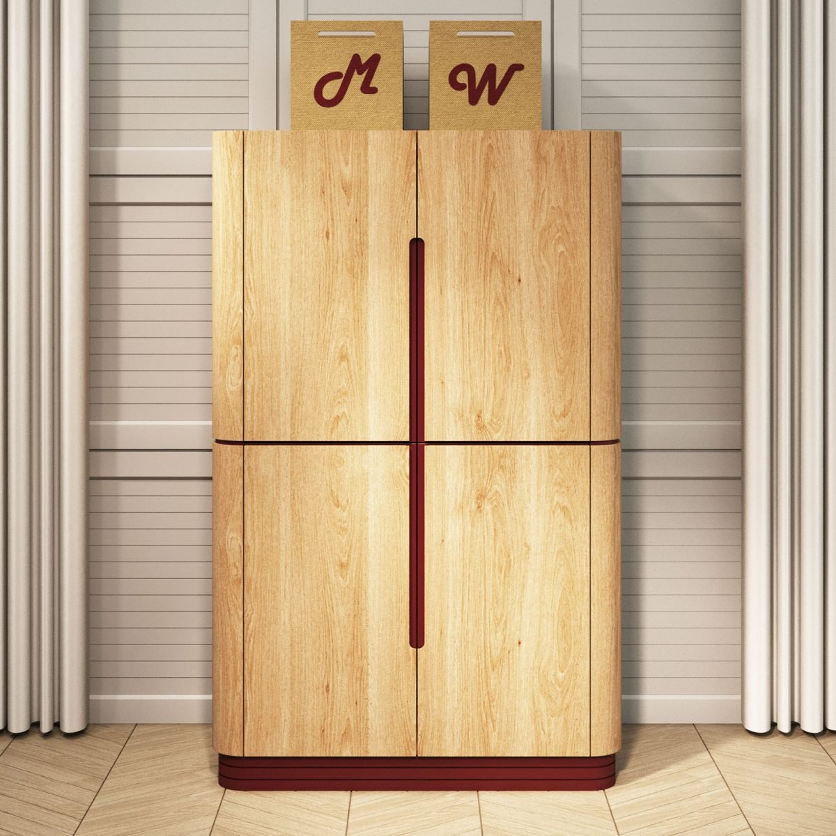 Stark Oval Gardırop - Görsel 2