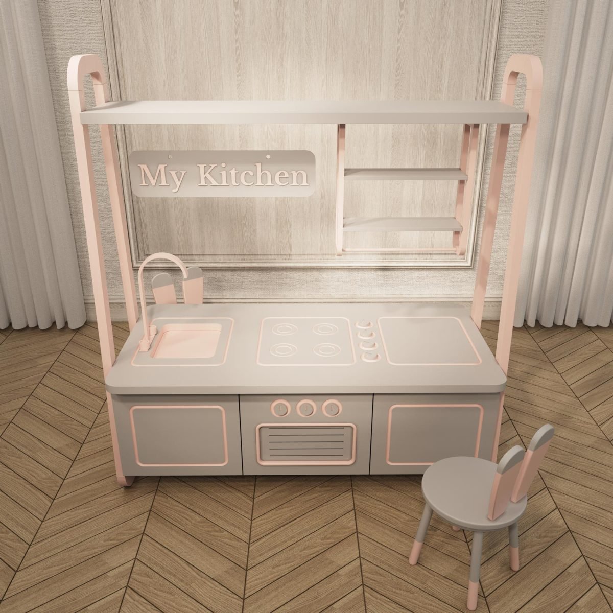 Snowland Ada Mutfak Oyuncak Dolabı - Görsel 7