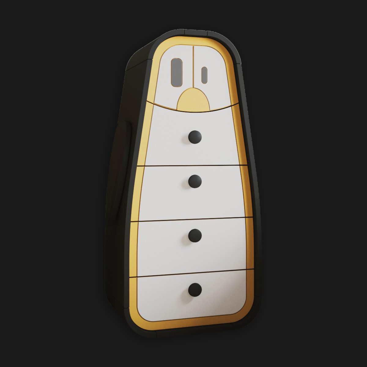 bull-penguin-black-1600x1600 Bull Penguin Drawers - Image 1