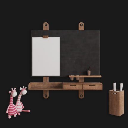 Bull Easel & Chalkboard