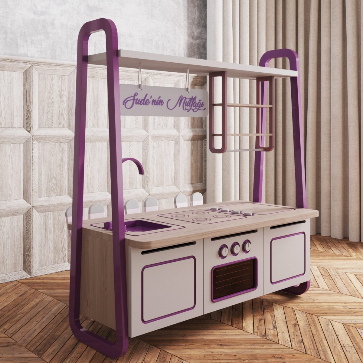 Snowland Ada Mutfak Oyuncak Dolabı - Görsel 2