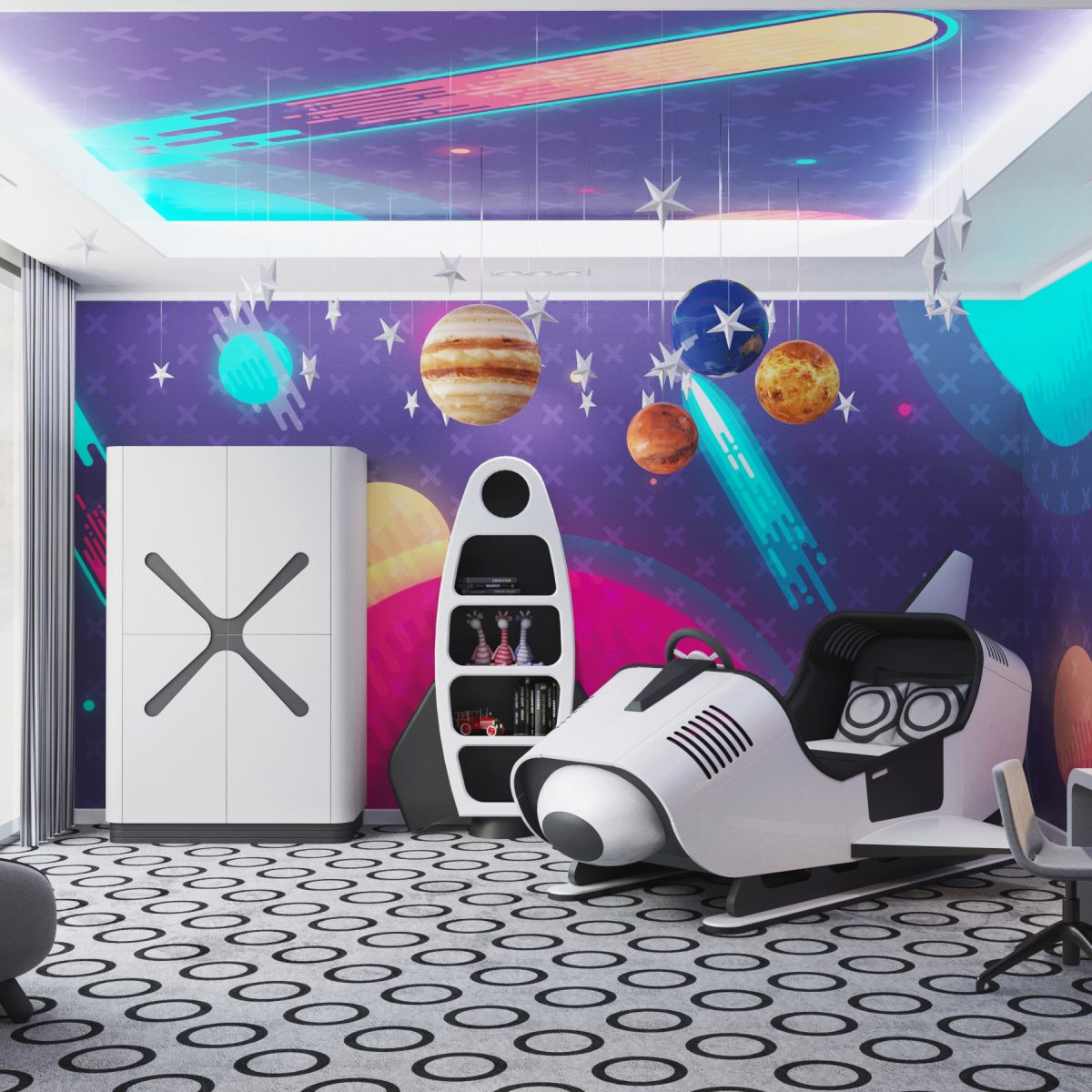 k_04 Space Runner Oval-X Gardırop - Görsel 4