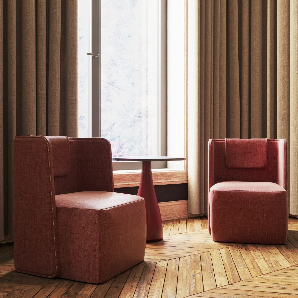 Stark Armchair & Side Table - Image 2