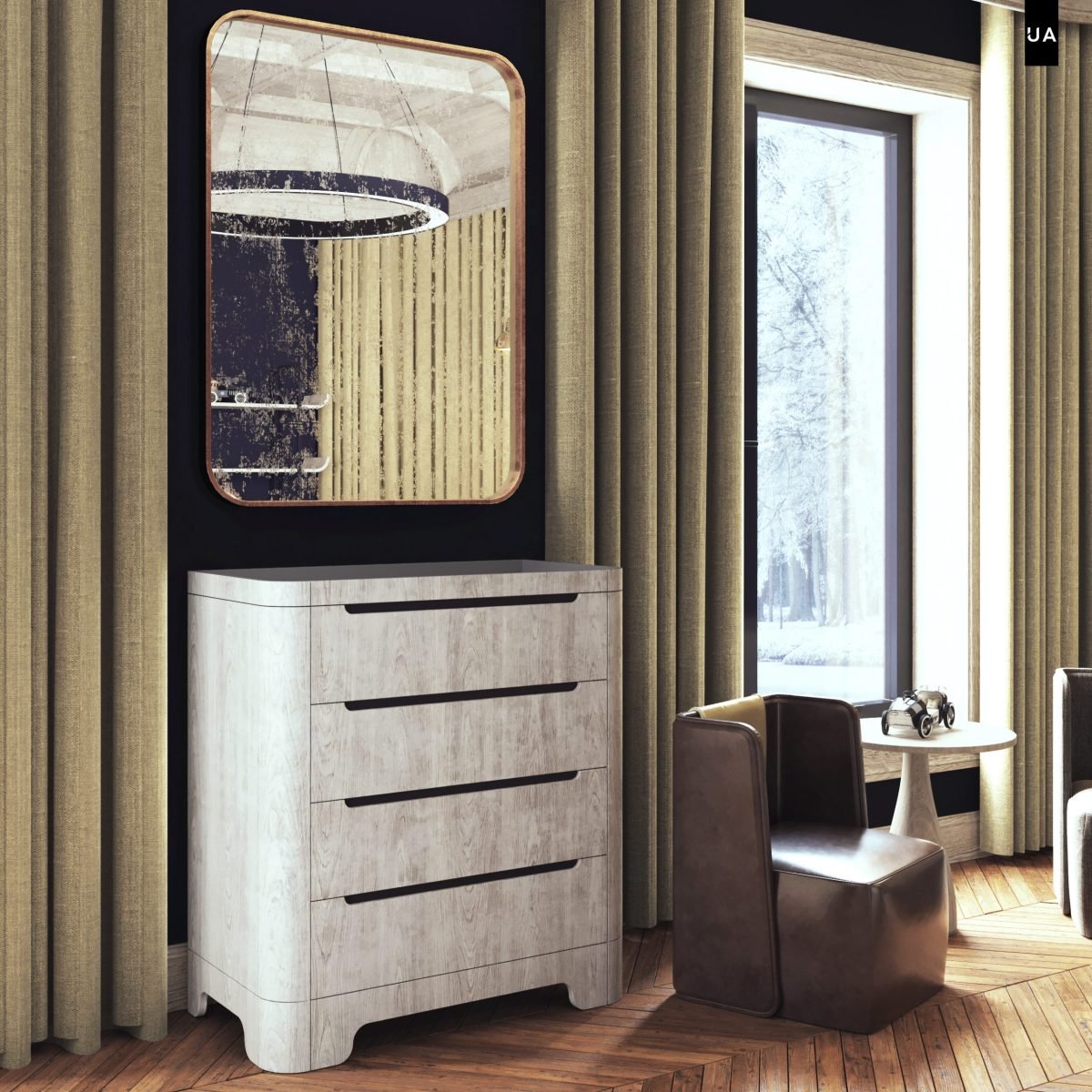 Wayne Round Drawers - Image 2