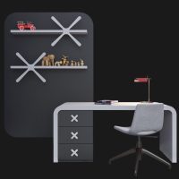 Space Runner Mini Çalışma Masası