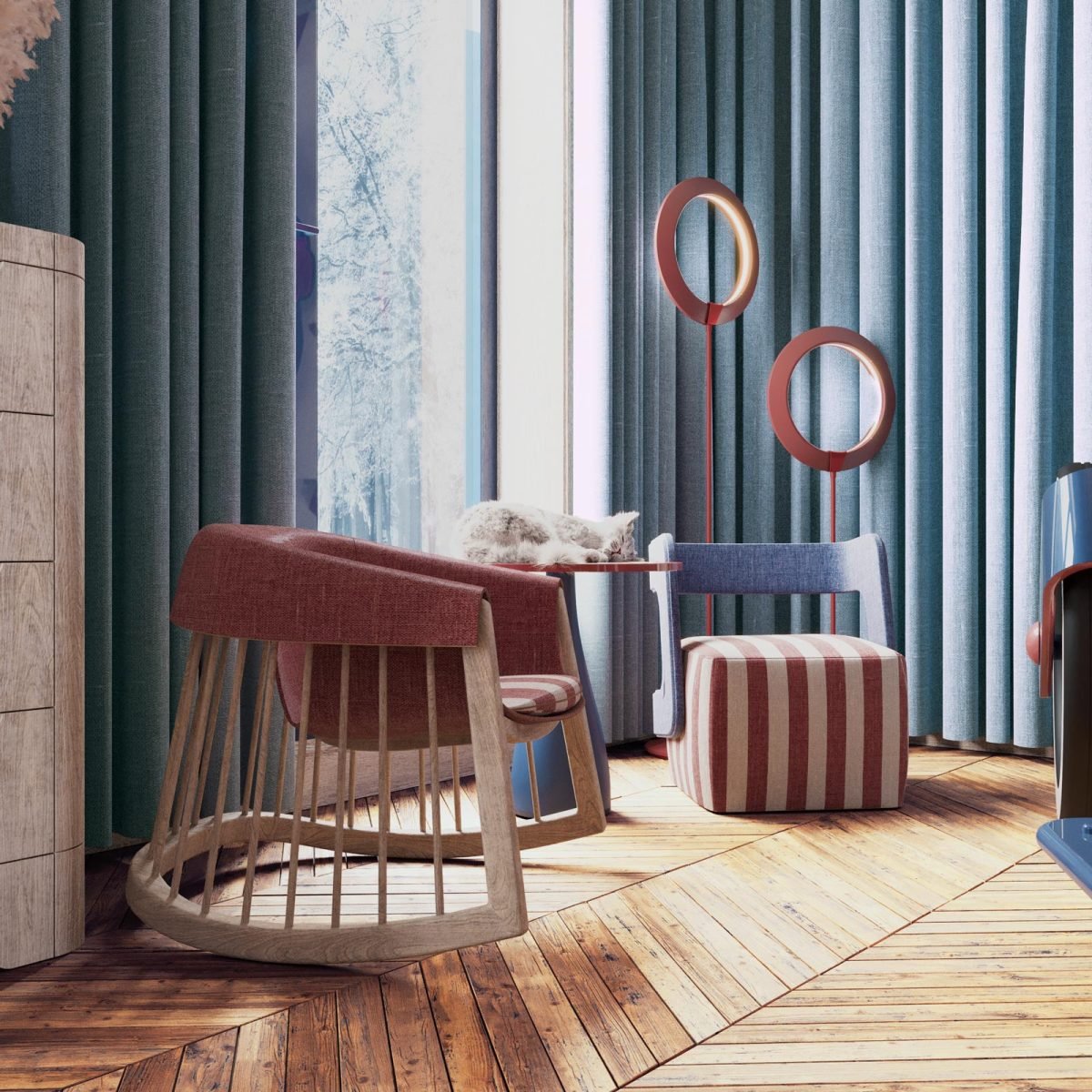 Captain Oval Koltuk - Görsel 3