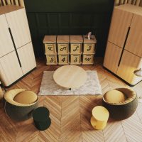 Leonardo Round Wardrobe - Image 5