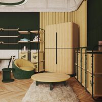 Leonardo Round Wardrobe - Image 4