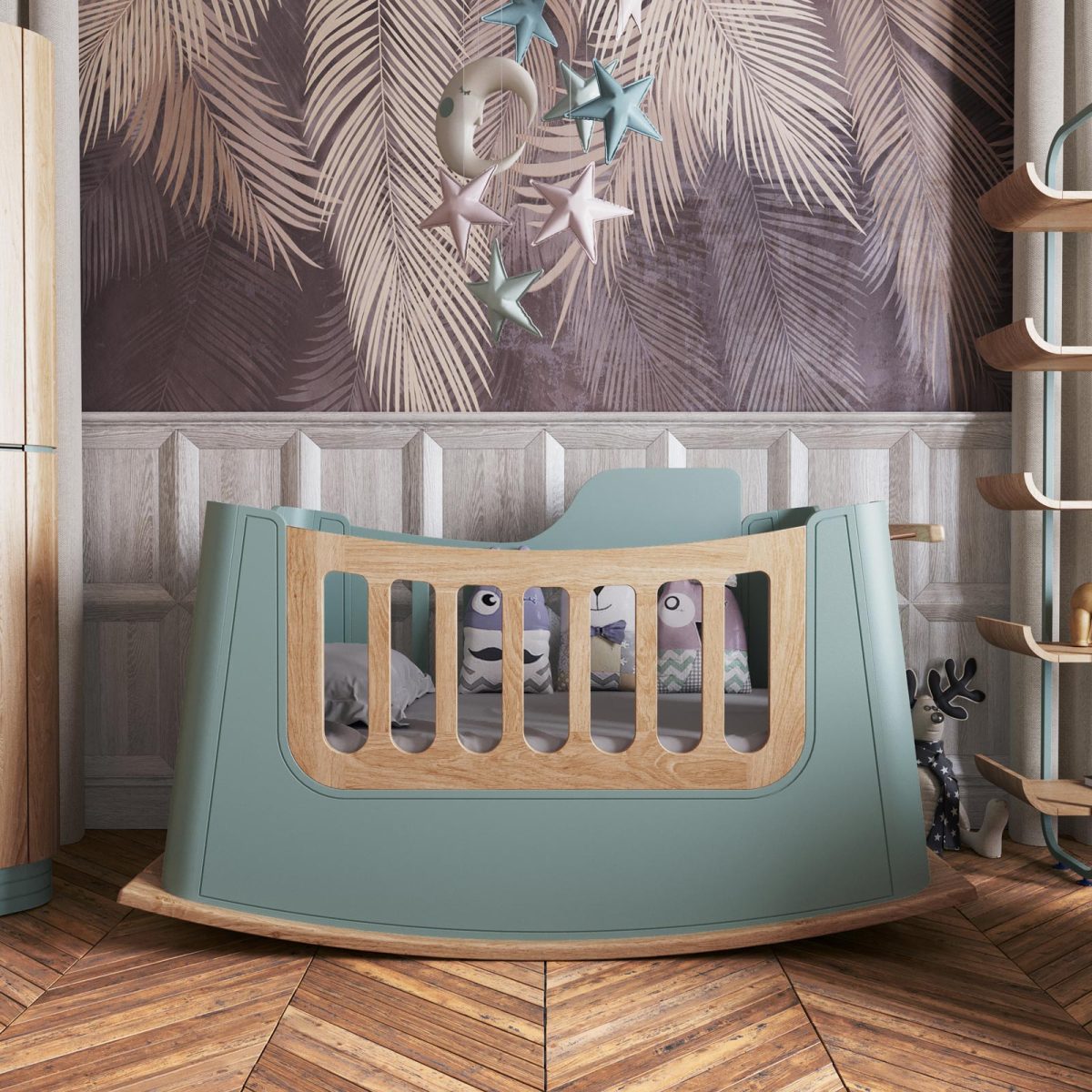 01Z1-Sole-Round-Besik-01 Sole Round Rocking Crib - Image 2