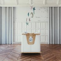 Sole Round Rocking Crib - Image 7