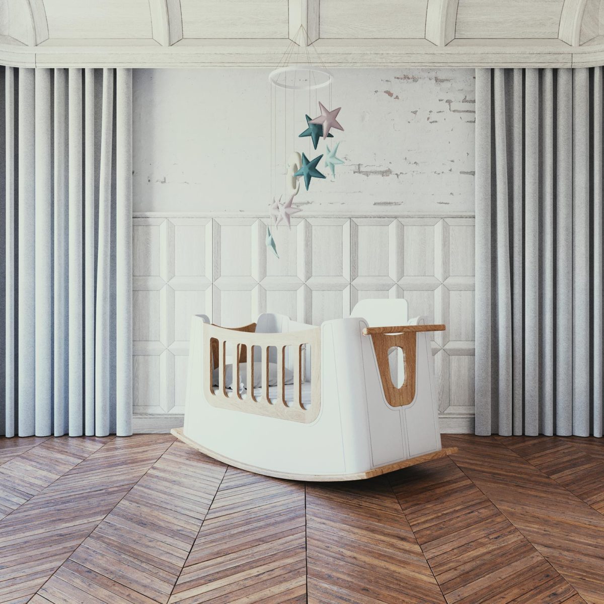 01Z1-Sole-Round-Besik-04 Sole Round Rocking Crib - Image 9