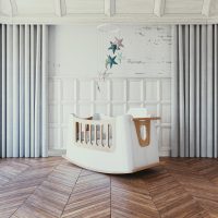 Sole Round Rocking Crib - Image 9