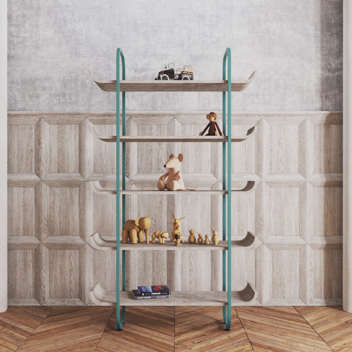 01Z2-Sole-Round-Bookcase-01 Sole Round Shelves - Image 2