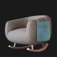 Sole Tofu Rocking Chair