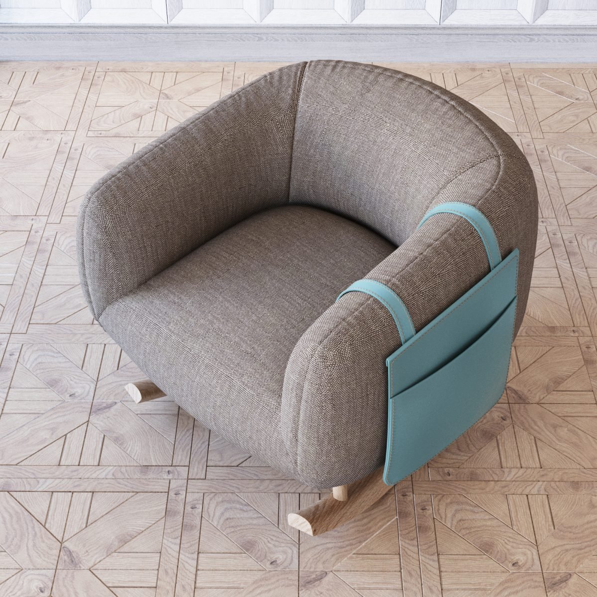 Sole Tofu Rocking Chair - Image 4