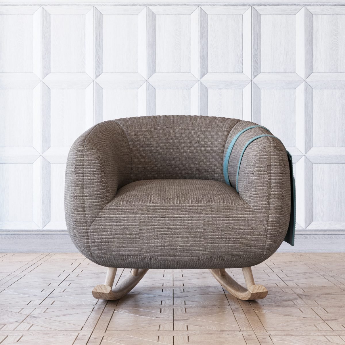 Sole Tofu Rocking Chair - Image 3