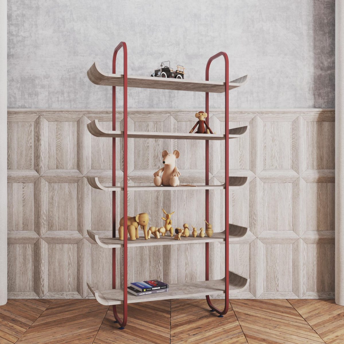 02B3-Stark-Round-Bookcase-02 Stark Round Shelves - Image 3