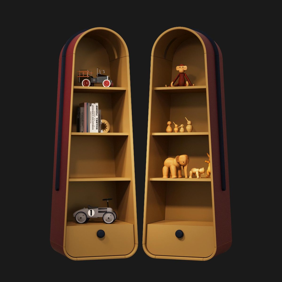 Stark Arc Bookcase - Image 1