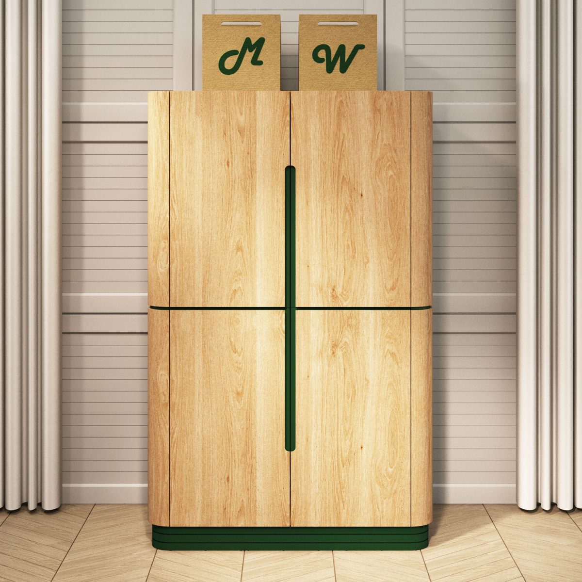 04B-Leonardo-Round-Gardırop-01 Leonardo Round Wardrobe - Image 2