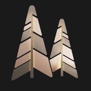 Snowland Çam Duvar Dekoru