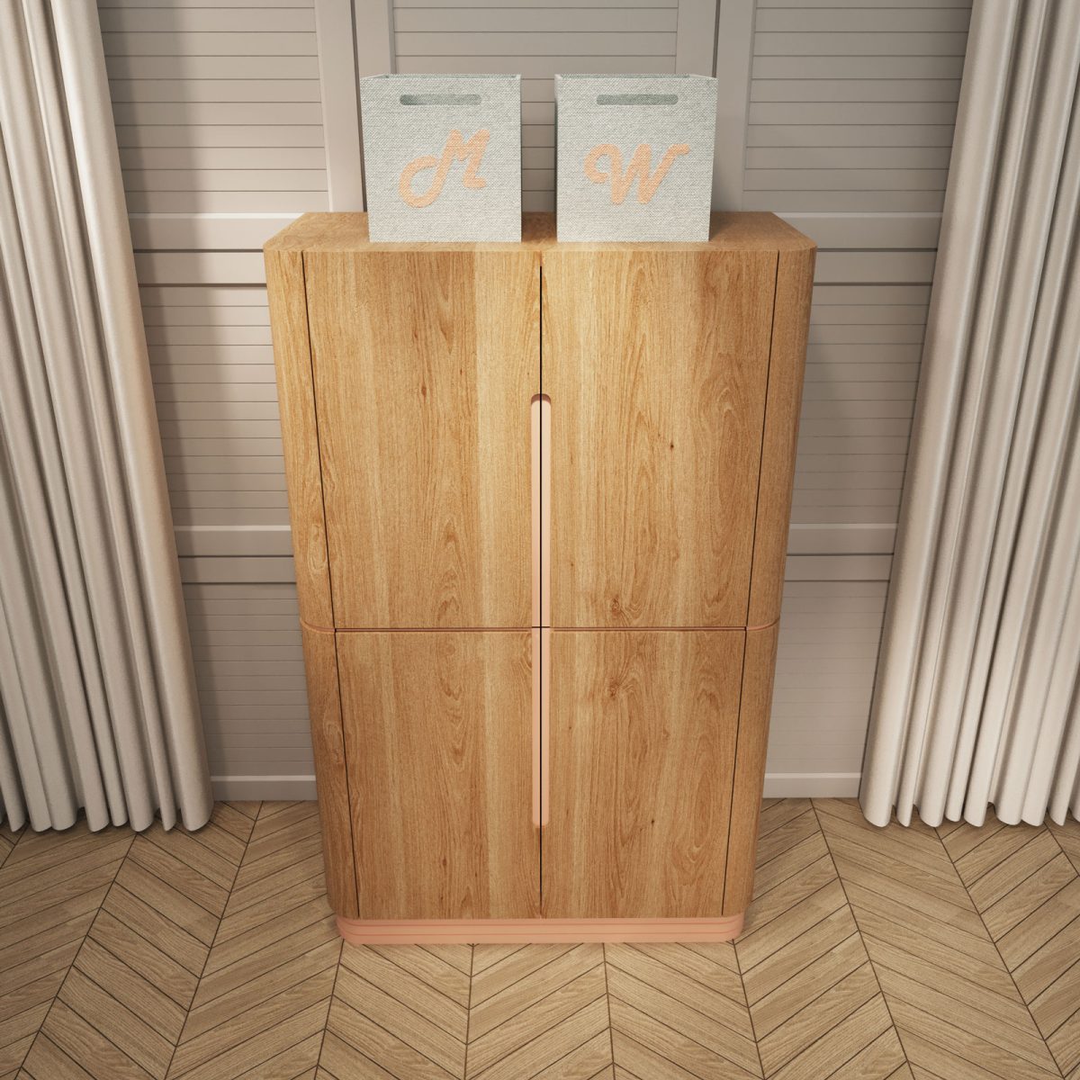 09B-Coco-Round-Gardirop-02 Coco Round Wardrobe - Image 3