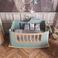Sole Round Rocking Crib - Image 5