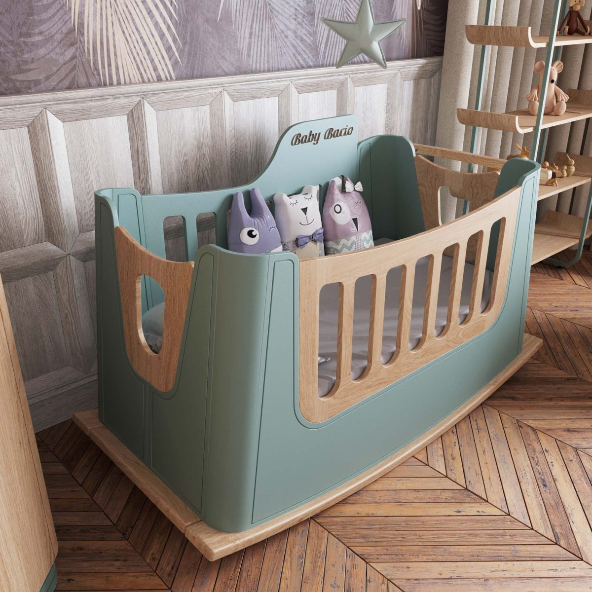 Sole-Bebek-Anne-Odasi-Takımı-14 Sole Round Rocking Crib - Image 6